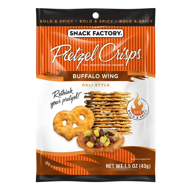 Snack Factory Pretzel Crisps Buffalo Wing 1.5oz