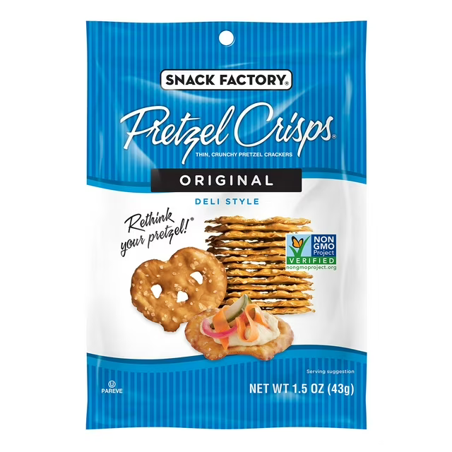 Snack Factory Pretzel Crisps Original 1.5oz