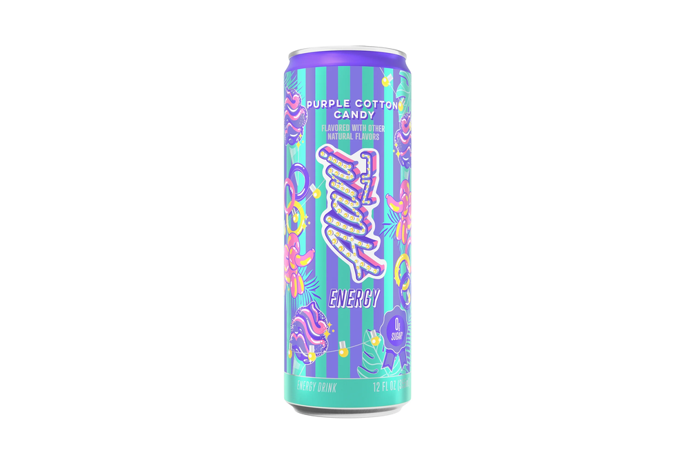 Alani Nu Purple Cotton Candy Sugar Free Energy Drink Single Can