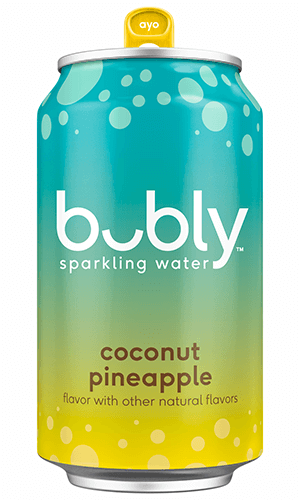 bubly Summer Coconut Pineapple Sparkling Water, 12 fl oz