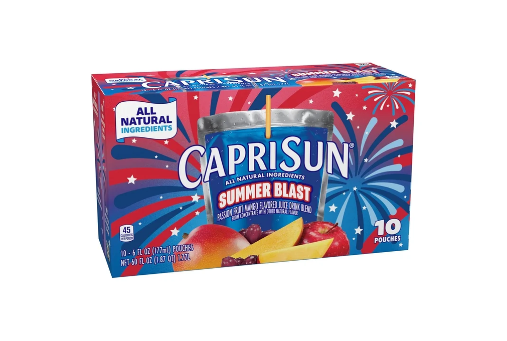 Capri Sun Summer Blast Passionfruit Mango Juice Boxes - 10pk/6 fl oz Pouches