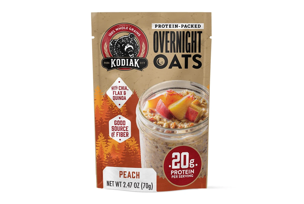 Kodiak Protein-Packed Peach Overnight Oats, 2.47 oz