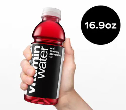 vitaminwater XXX Acai-Blueberry-Pomegranate Flavored Water 16.9fl oz