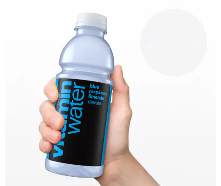 vitaminwater Elevate Blue Raspberry Limeade Flavored Water 16.9fl oz