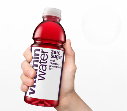 vitaminwater XXX Acai Blueberry Pomegranate Zero Sugar Flavored Water 16.9fl oz