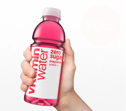 vitaminwater Power C Dragonfruit Zero Sugar Flavored Water 16.9fl oz