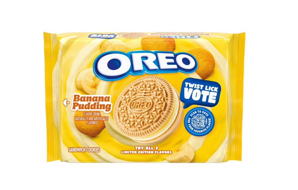 Oreo Banana Pudding Limited Edition Sandwich Cookies - 10.68oz
