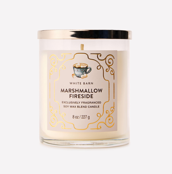 Marshmallow Fireside Single Wick Candle