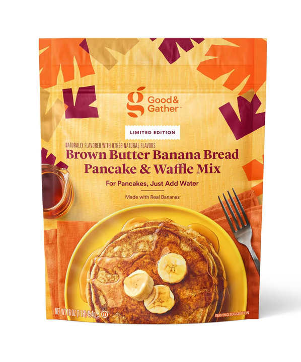 Brown Butter Banana Bread Flavored Pancake and Waffle Mix - 16oz - Good &amp; Gather