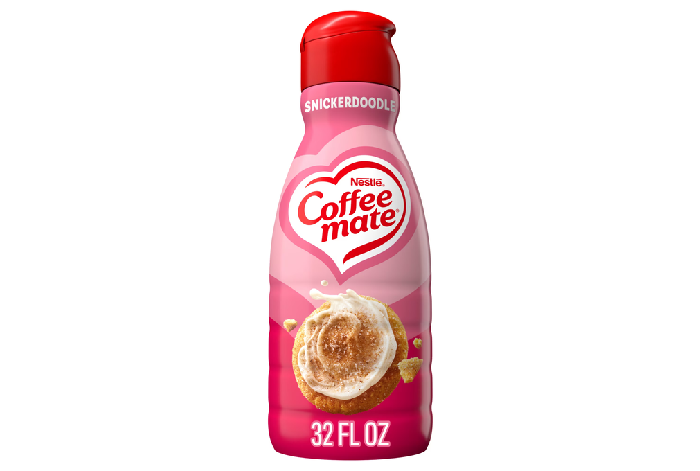 Coffee mate Snickerdoodle Flavored Creamer, Liquid Coffee Creamer, Non Dairy 32 fl oz