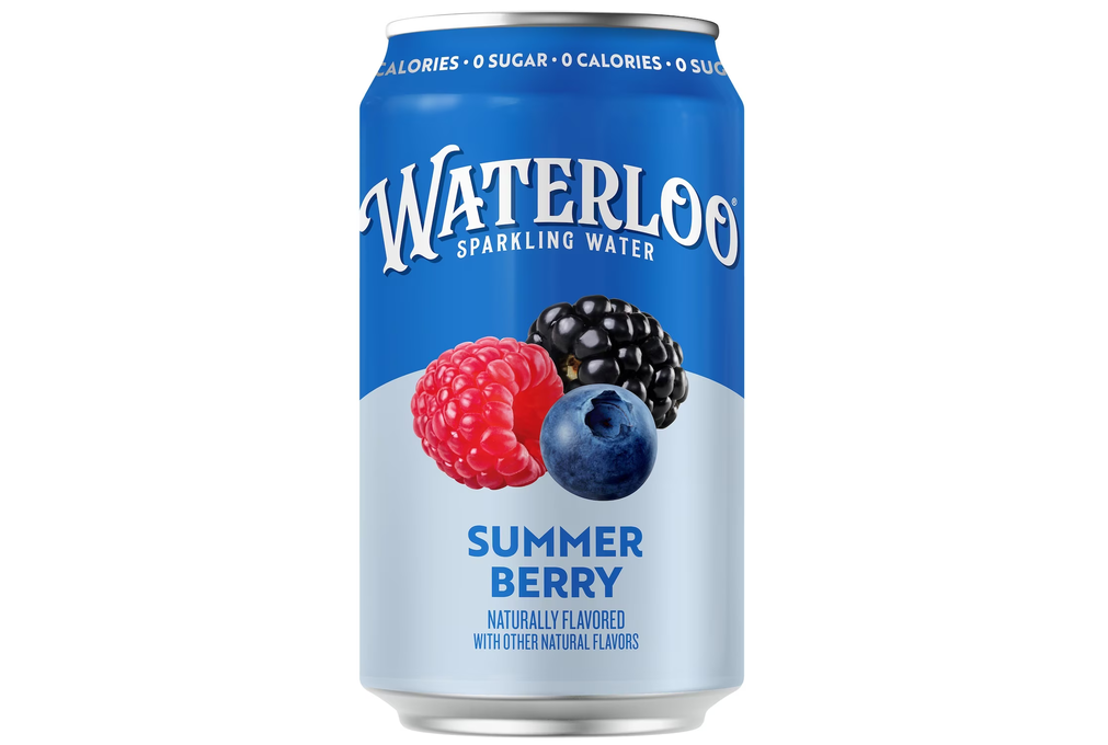 Waterloo Summer Berry Sparkling Water 12fl oz Can