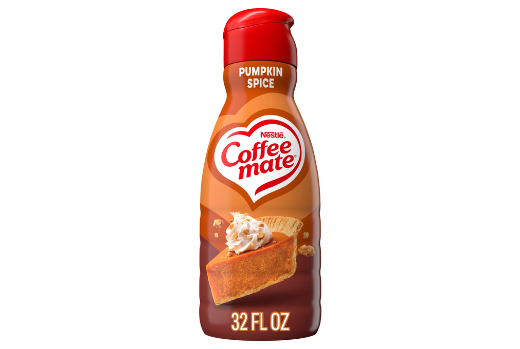 Coffee mate Pumpkin Spice Coffee Creamer, Non-Dairy, Sweet Like Pumpkin Pie, 32 fl oz Bottle