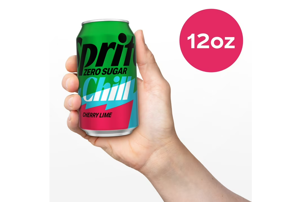 Sprite Zero Sugar Chill Cherry-Lime Caffeine Free Soda 12 fl oz