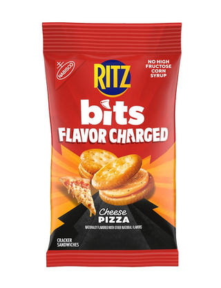 Ritz Cheese Pizza Sandwich Crackers, Snacks For Kids And Adults, Lunch Snacks 3 oz
