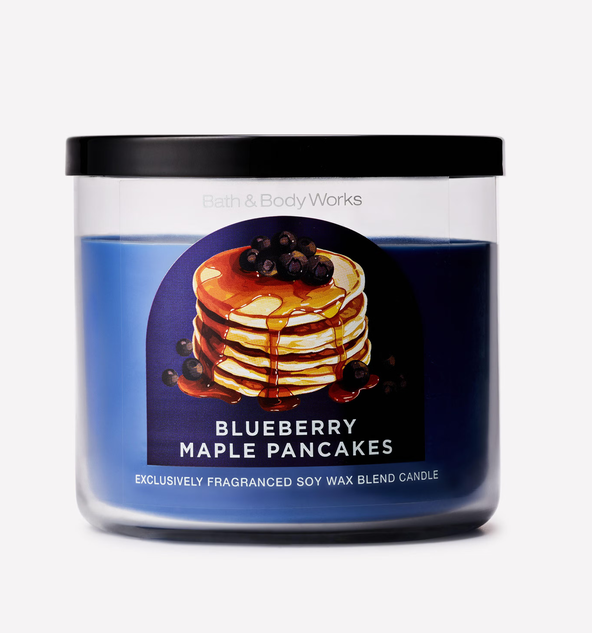 Blueberry Maple Pancakes 3-Wick Candle