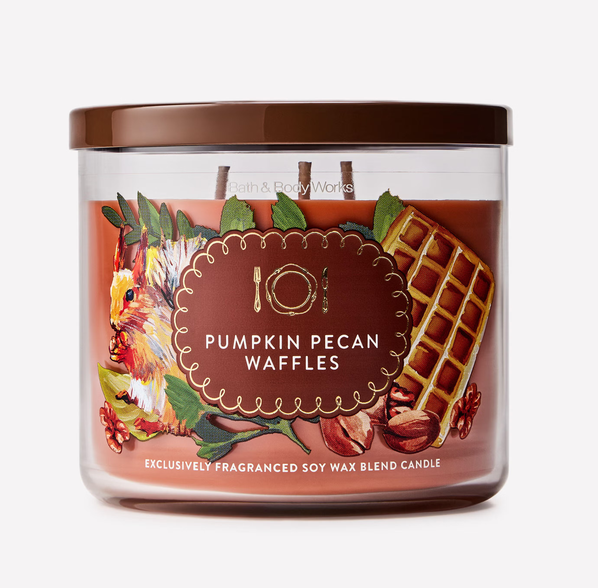 Pumpkin Pecan Waffles 3-Wick Candle