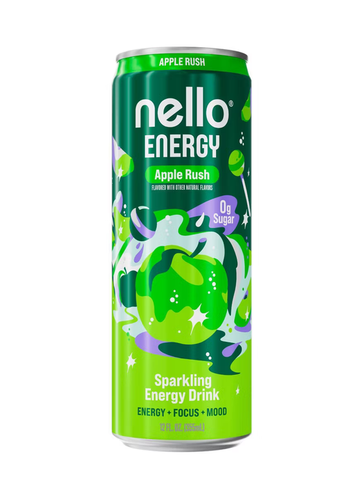 Nello Energy Apple Rush Fall Halloween Drink - 12 fl oz