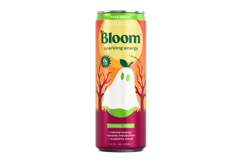 Bloom Nutrition Sparkling Energy, Pear Scare, 12 fl oz Can