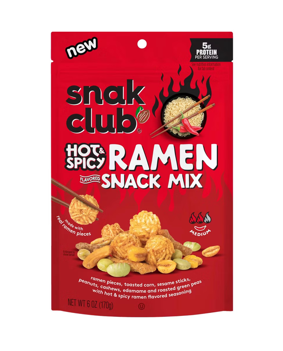 Snak Club Spicy Ramen Snack Mix - 6oz