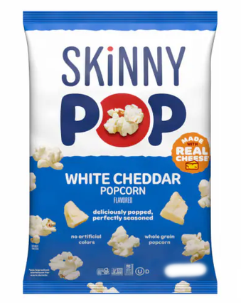 Skinny Pop White Cheddar Popcorn 0.5oz