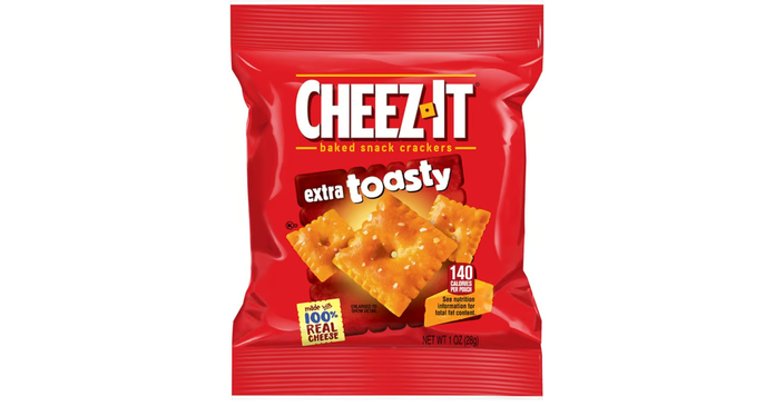 Cheez It Extra Toasty Crackers 1oz