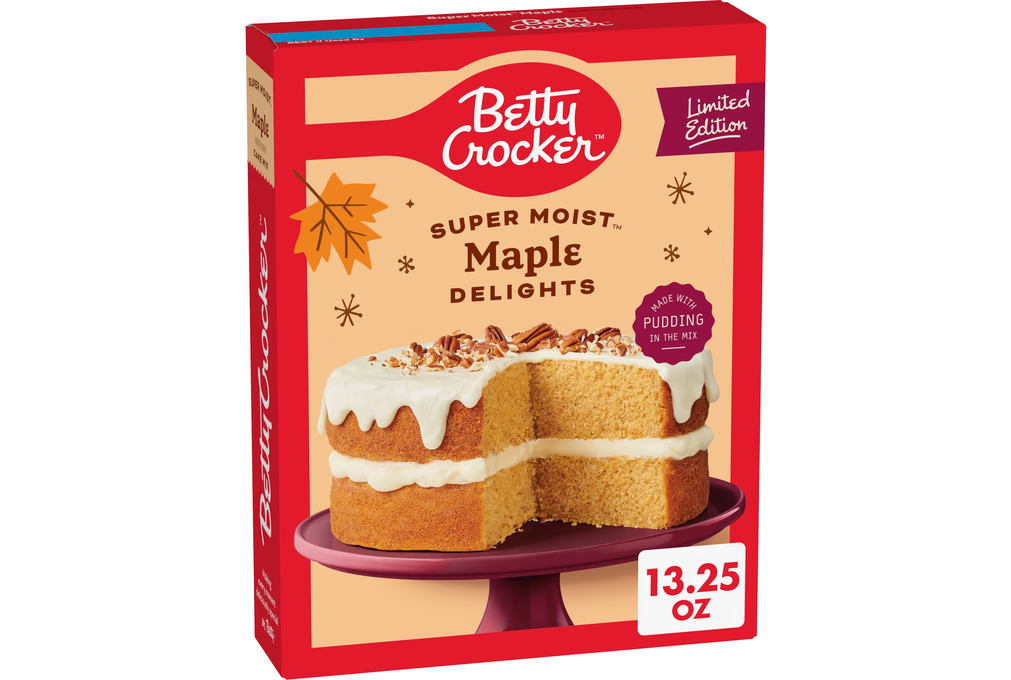 Betty Crocker Delights Super Moist, Maple Cake Mix, Limited Edition, 13.25 oz
