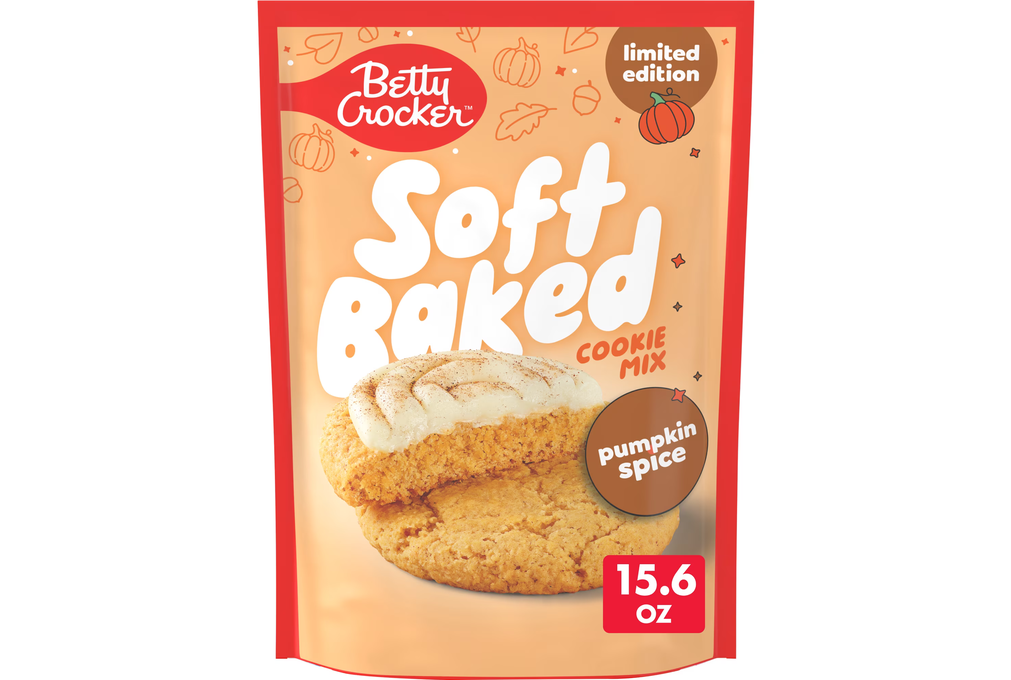 Betty Crocker Soft Baked Cookie Mix, Pumpkin Spice Flavored, Limited Edition, 15.6 oz
