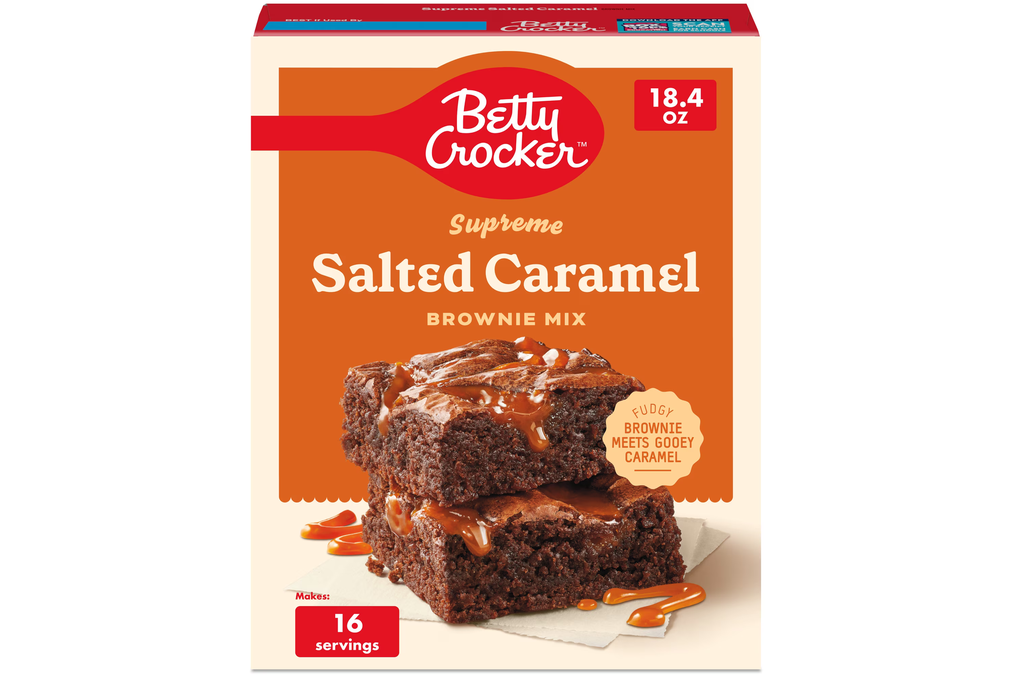 Betty Crocker Supreme Salted Caramel Brownie Mix, 18.4 oz