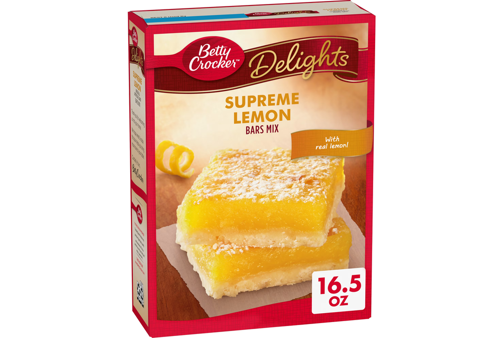 Betty Crocker Delights Supreme Lemon Bars Mix, 16.5 oz