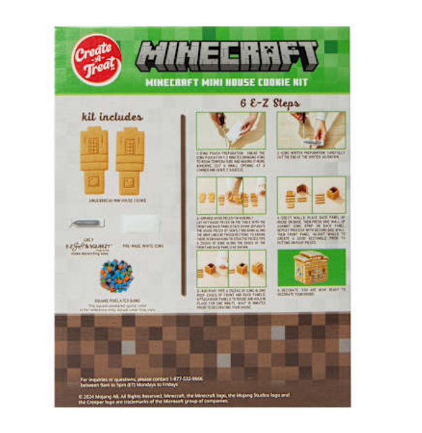 Minecraft Mini House Cookie Kit