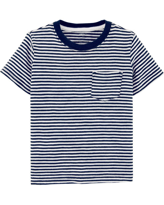 Carters Toddler Striped Pocket Tee