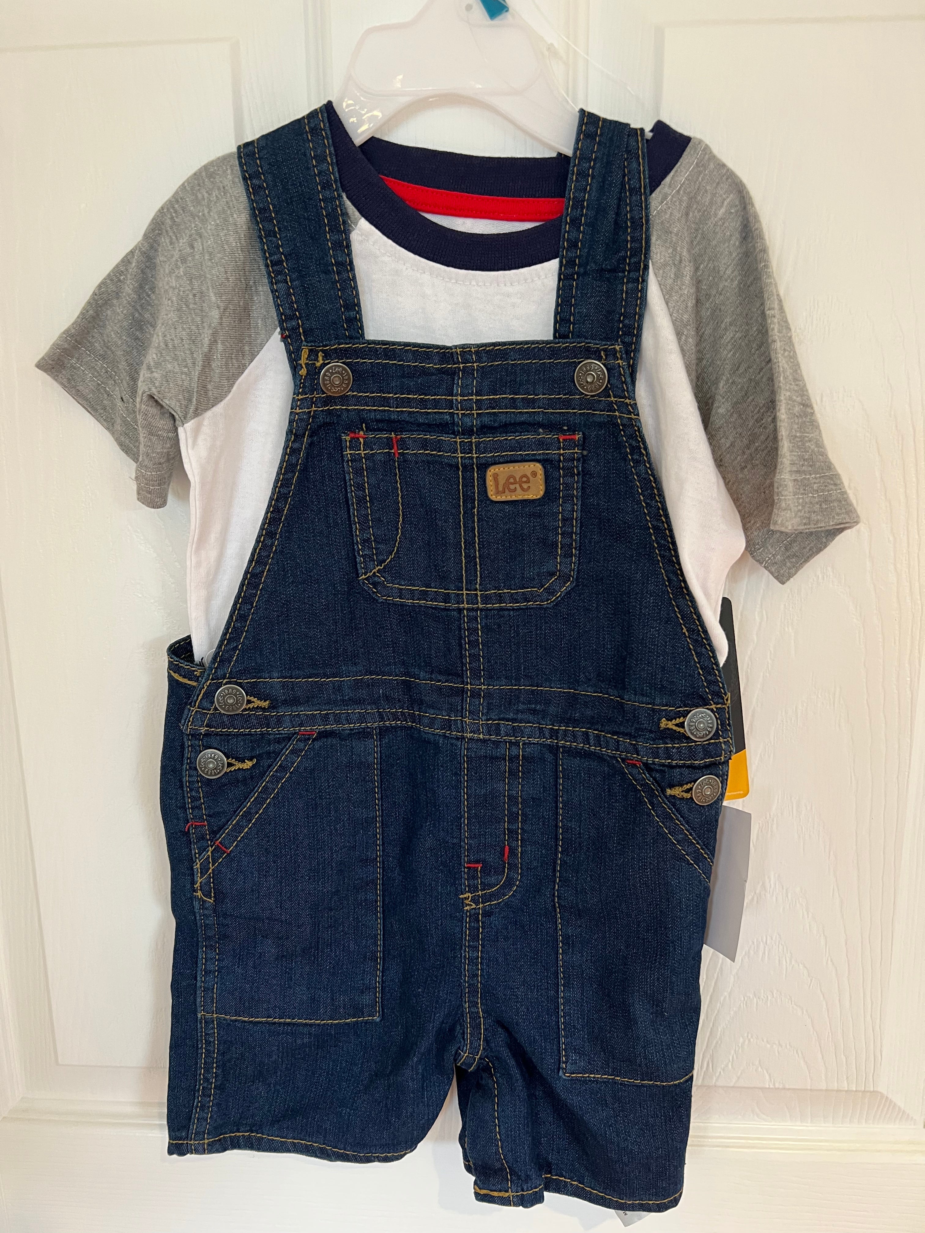 Lee Overalls &amp; T Shirt